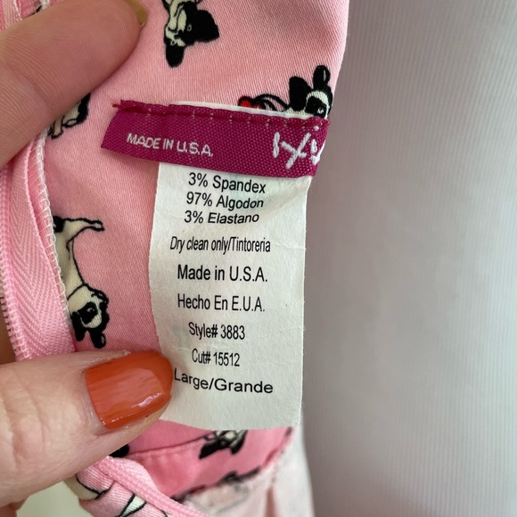 NWT ModCloth Ixia French Bulldog Print Dress - Picture 6 of 8